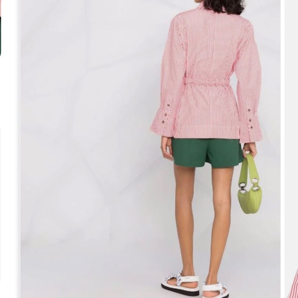 Gianni Striped Belted Shirt - Picture 6 of 11